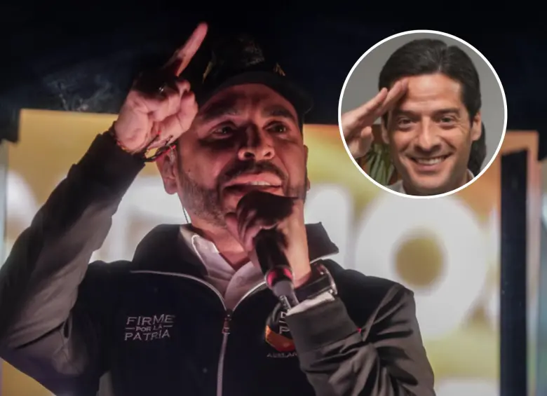 En medio de la entrevista anunció que seguramente uno de quienes lo acompañarán será Mauricio Gómez Amín, actualmente su jefe de debate. Foto: Colprensa/ Redes sociales.