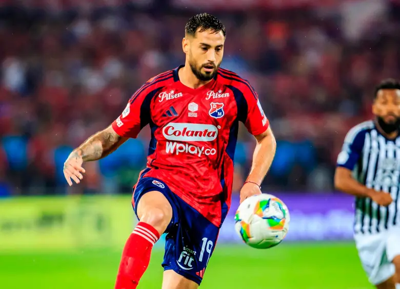 El delantero argentino Francisco Fydriszewski es el goleador del Medellín en lo que va del segundo semestre del año con 16 anotaciones. Foto: Camilo Suárez