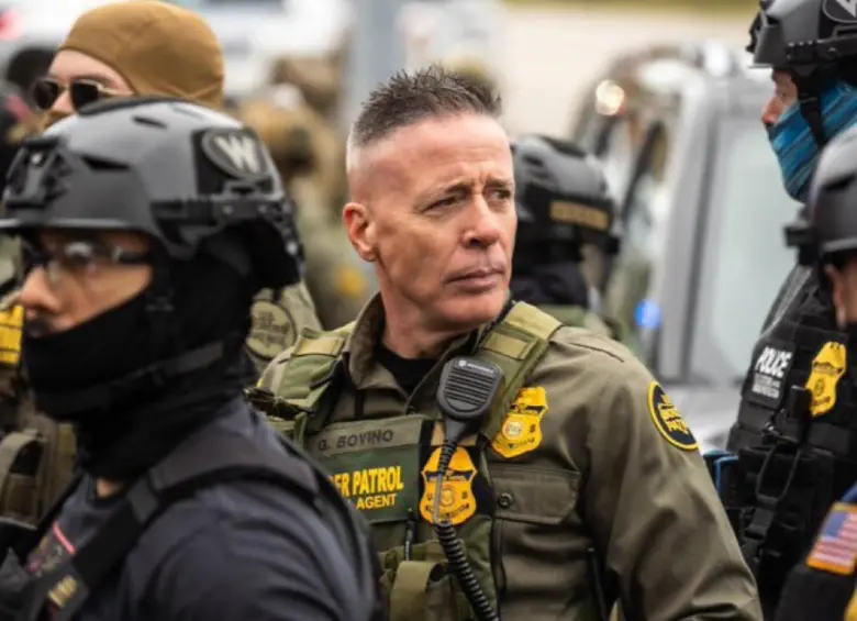 Gregory Bovino es un agente del orden público estadounidense que se ha desempeñado como alto funcionario de la Patrulla Fronteriza de Estados Unidos desde 2019. FOTO: Getty