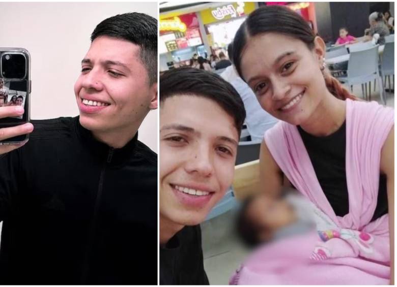 Johan Sebastián Durán Guerrero y su familia. FOTO: Captura de video de redes sociales y cortesía