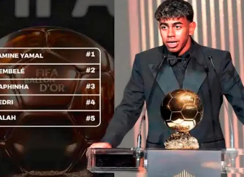 El futbolista español Lamine Yamal, de 18 años, es uno de los grandes favoritos para ganar el Balón de Oro. FOTO: TOMADA DEL X DE @madrid_total2