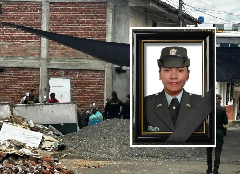 El estruendo de la explosión, que ocasionó la muerte de una joven patrullera de 22 años, también generó pánico en todos los habitantes de la zona. FOTO: Redes sociales @PoliciaColombia