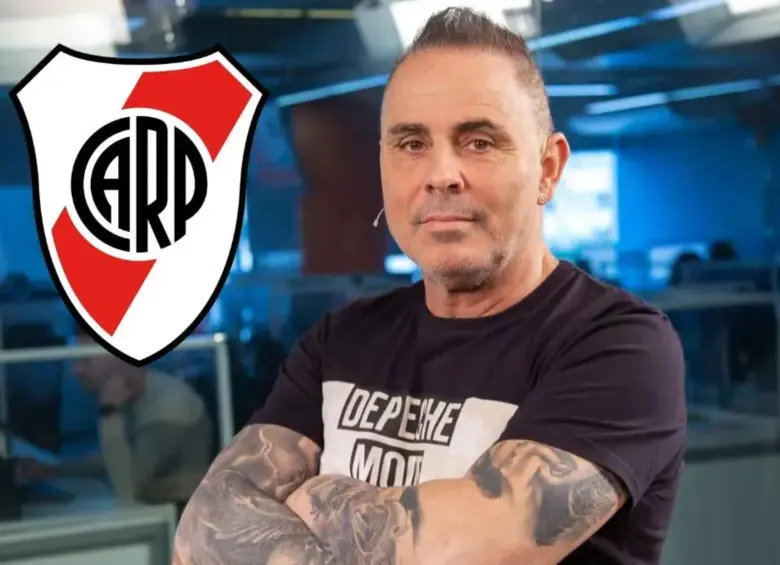 El exárbitro argentino e hincha de River Plate, Pablo Lunati. FOTO: Tomada de redes sociales @PabloLunati22