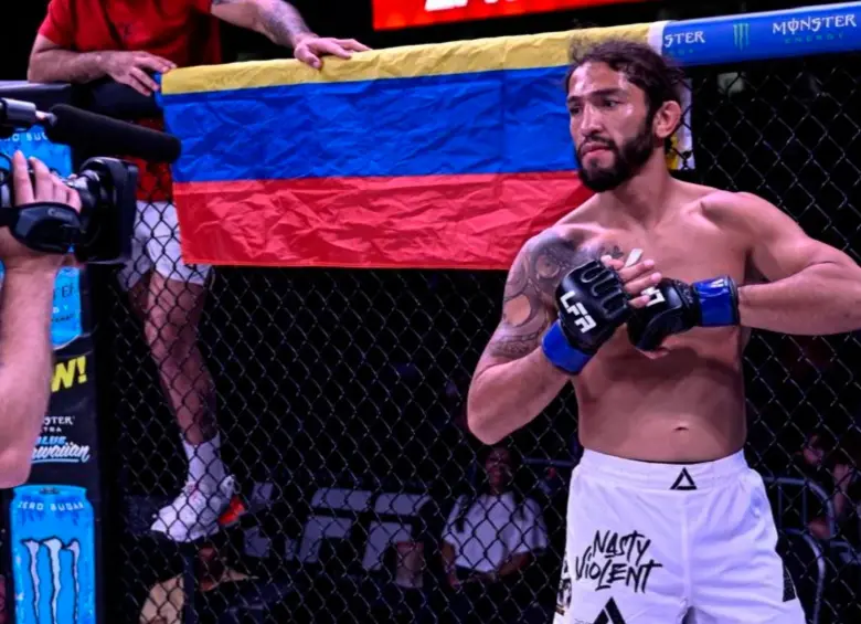 Javier Blair Reyes tendrá su segunda pelea en UFC. Ganó la primera. FOTO: Insatgram javier_blair_ufcfigther