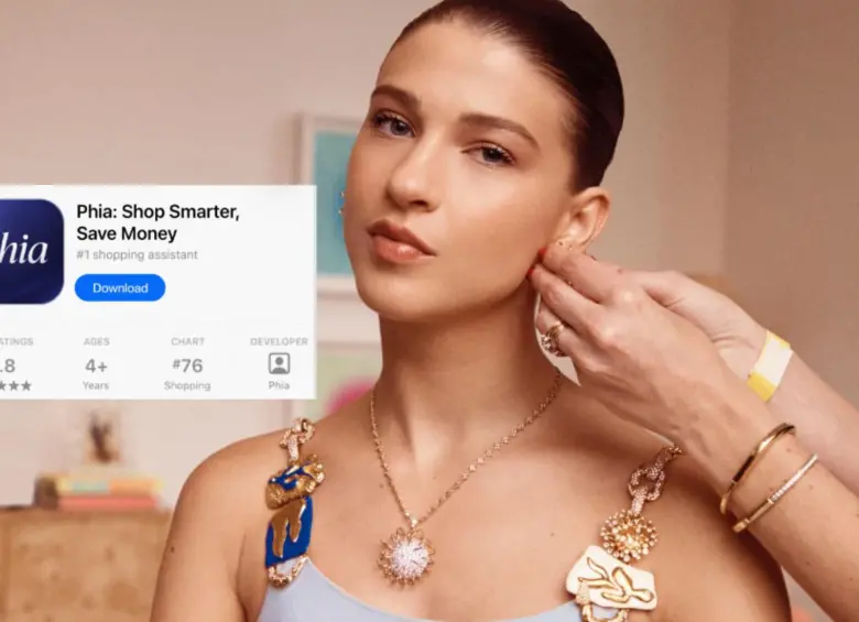Phia, la startup de la hija de Bill Gates, Phoebe Gates, es acusada de generar “clics falsos” Foto: Intagram Phoebe Gates / captura de pantalla APP