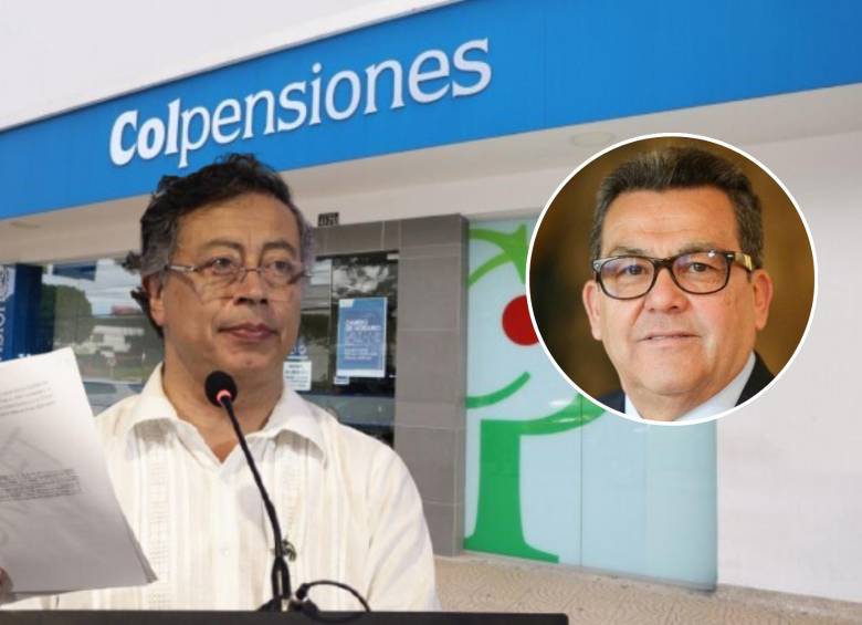Se firmó un decreto que avala la creación de 800 puestos nuevos en Colpensiones. A la izquierda, el presidente Gustavo Petro; a la derecha, el presidente de Colpensiones, Jaime Dussán. Foto: Colprensa/Redes Sociales