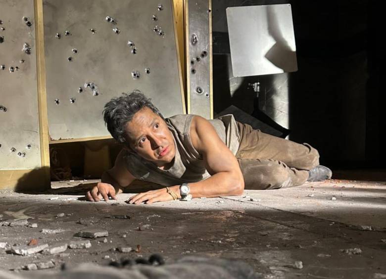 El actor Juan Morales fue uno de los que participó de gran manera en la película Noviembre, filme que retrató y revivió los duros momentos de la toma del Palacio de Justicia. FOTO: Cortesía Juan Morales