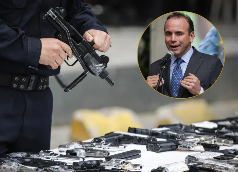 Alejandro Eder, alcalde de Cali, busca controlar la distribución de armas de fuego. Foto: Colprensa