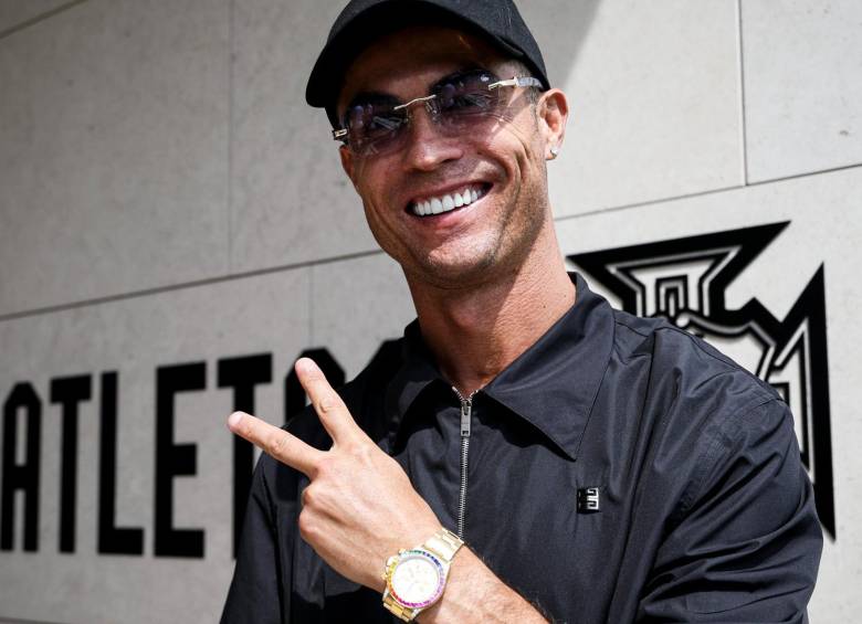 Cristiano Ronaldo llegando a la sede de la Selección Portugal para entrenar. CUENTA DE X @Cristiano