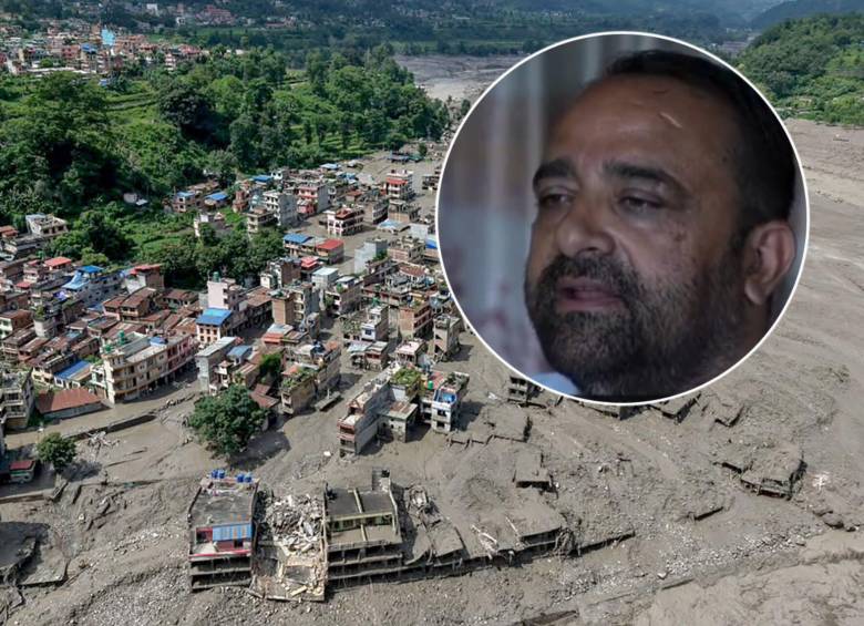 Rajendra Dawadi logró coordina una evacuación exprés para salvar a 900 niños de los estragos que ocasionó deslizamientos e inundaciones en Nepal. Fotos: AFP y captura video BBC