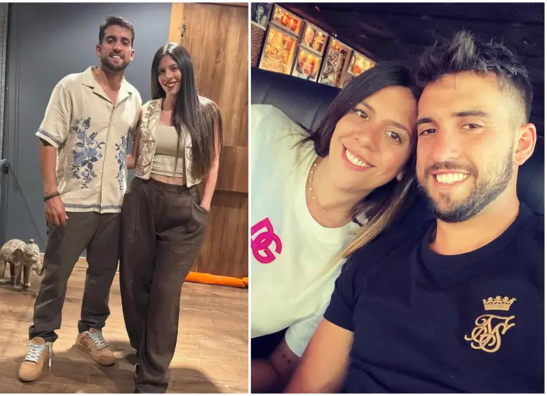 María Sol Messi y su futuro esposo, Julián “Tuli” Arellano, quien conoce desde la infancia. FOTO: Tomada de redes sociales @mariasolmessi