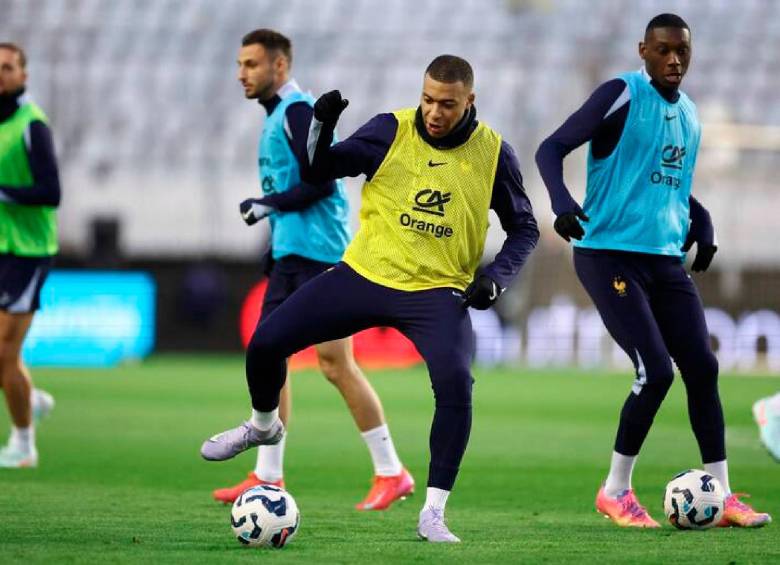 Kylian Mbappé, gran referente de la selección francesa de fútbol. FOTO AFP 