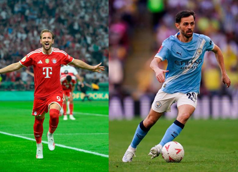 El futbolista inglés Harry Kane es una de las grandes figuras que tendrá la Copa del Mundo que se disputará en Norteamérica. El portugués Bernardo Silva será el “10” luso. Foto: Getty