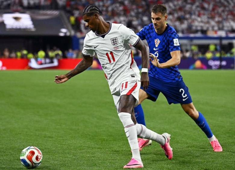Marcus Rashford marcó el 4-2 del partido. FOTO: AFP