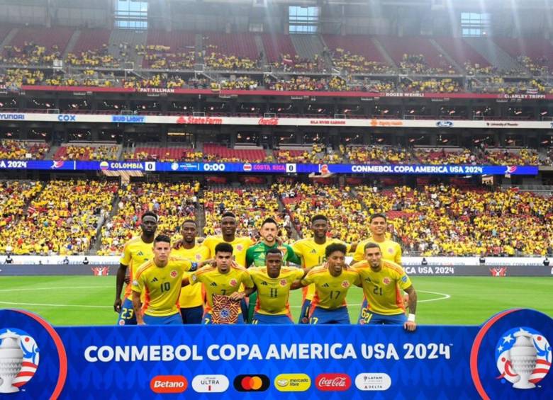Foto oficial de la Selección Colombia ante Paraguay. FOTO: COLPRENSA