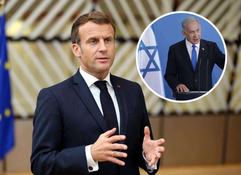 Emmanuel Macron anunció su intención de reconocer a Palestina como Estado en la Asamblea de la ONU en septiembre. El primer ministro de Israel ya manifestó su descontento por la decisión. Fotos: Getty