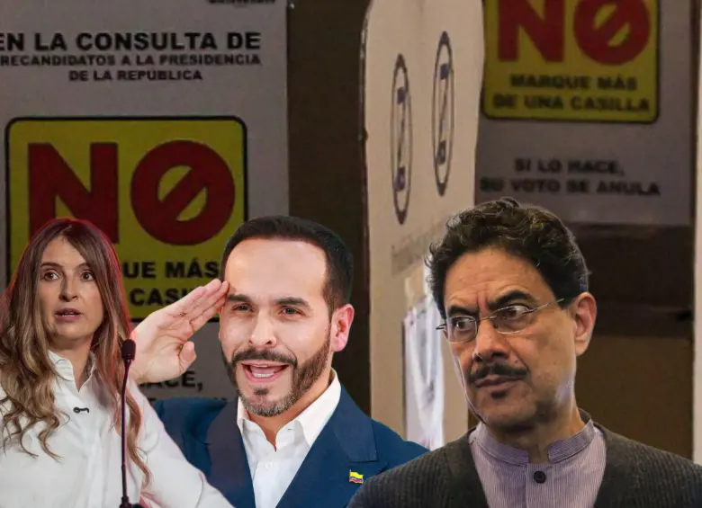 Iván Cepeda, Abelardo de la Espriella y Paloma Valencia lideran el ranking anti-voto según la encuesta Guarumo. Fotos: Andrés Camilo Suárez Echeverry, Manuel Saldarriaga, Getty Images y Colprensa