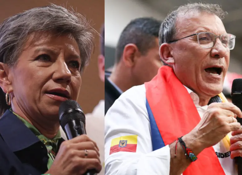Claudia López, ganadora de la Consulta de las Soluciones y Roy Barreras, ganador consulta Frente por la Vida. Fotos: Colprensa