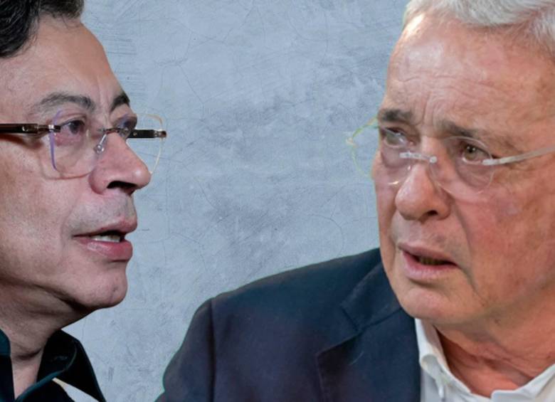 Gustavo Petro Urrego y Álvaro Uribe Vélez, de cara a las elecciones de este domingo. Foto: El Colombiano