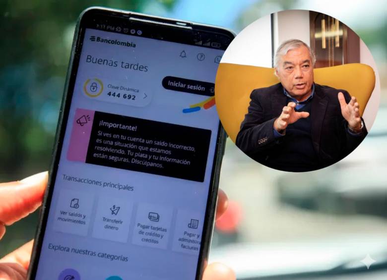 Bancolombia tuvo que apagar sus servicios el lunes 23 de febrero, en la mañana de este martes informó que ya funciona correctamente. FOTO CAMILO SUÁREZ. 