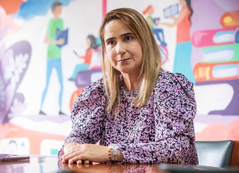 Martha Alexandra Agudelo, quien ejerció como secretaria de Educación durante la alcaldía de Daniel Quintero. FOTO: Carlos Velásquez. Archivo El Colombiano
