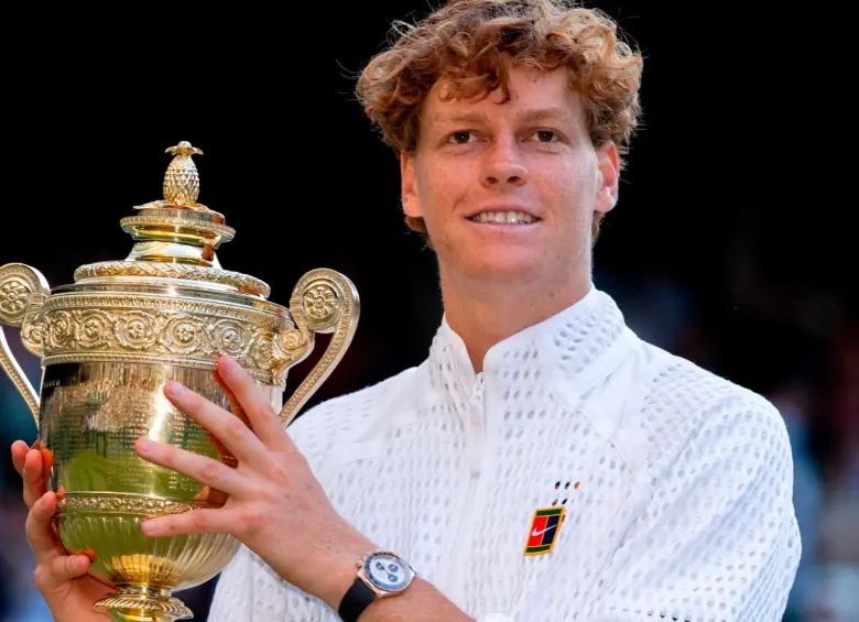 Jannik Sinner, número uno del mundo y actual bicampeón de Wimbledon. FOTO: X Wimbledon