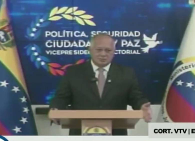 Diosdado Cabello. Foto: Captura de pantalla.