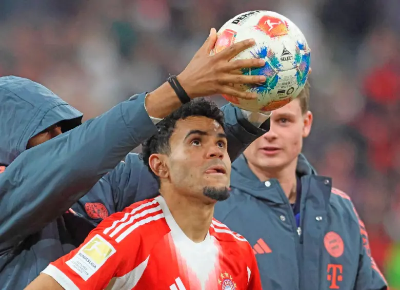 Luis Díaz suma 13 goles con Bayern con el Múnich. FOTO X-BAYERN