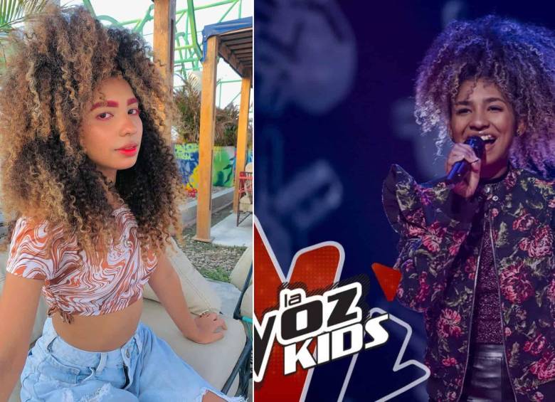La joven Yaziel reconoció que durante el programa de “La Voz Kids” vivió una experiencia de abuso y continuó cantando, con la mejor actitud. Esto no ocurrió dentro del programa. FOTO: redes sociales y La Voz Kids.
