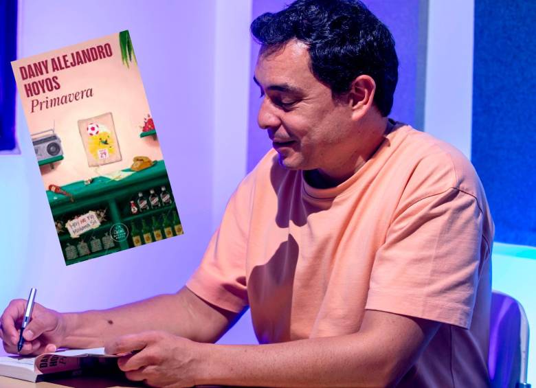 Dany Hoyos está presentando Primavera en la Fiesta del Libro y la Cultura. FOTO Horus Amaya