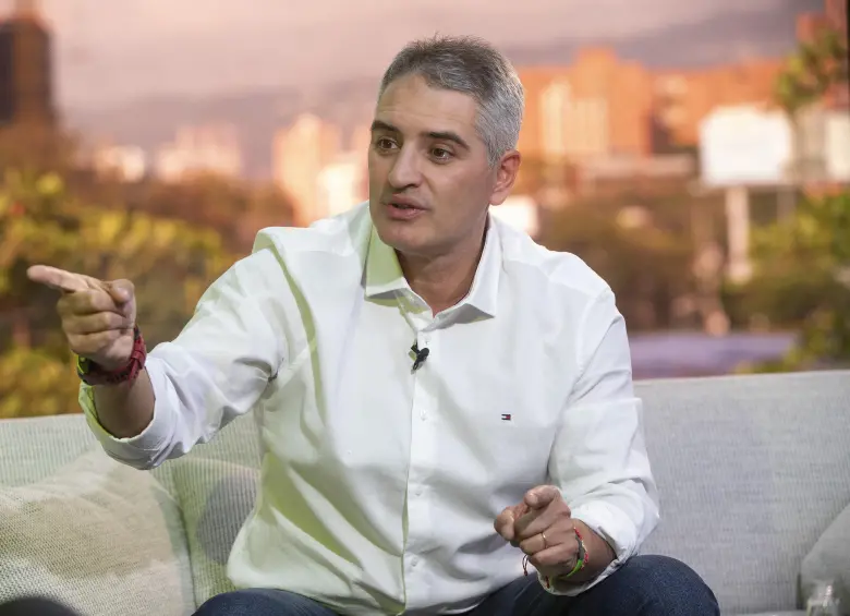 Ándrés Julián Rendón, gobernador de Antioquia, había sido señalado de detrimento patrimonial durante su periodo como alcalde de Rionegro entre 2016 y 2019. Foto: Esneyder Gutiérrez