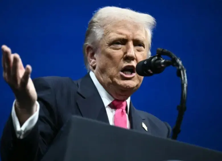 El presidente de los Estados Unidos, Donald Trump. FOTO: AFP