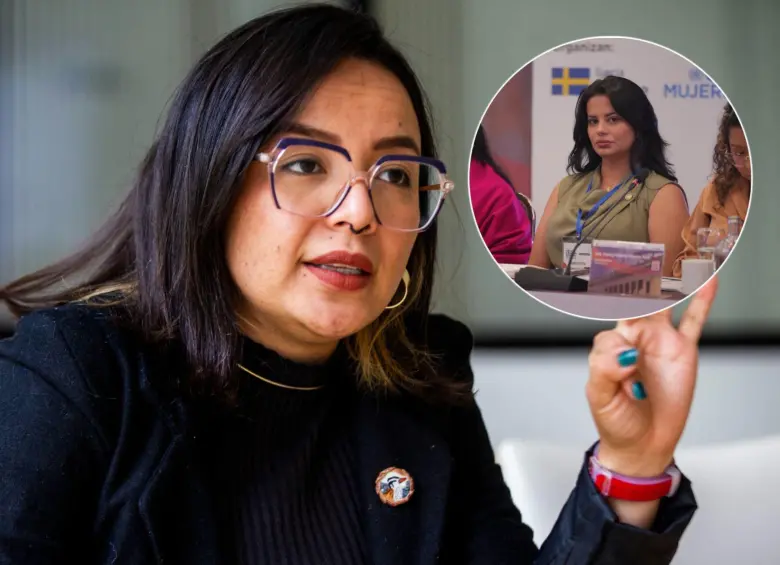 Jennifer Pedraza hizo cuestionamientos contra Alejandra Omaña, conocida en la industria como Amaranta Hank, y otros congresistas, por tener una agenda “proxeneta” en el legislativo colombiano. Foto: Julio César Herrera y @aleomanao