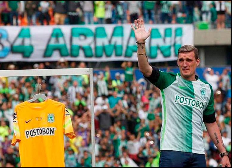 Franco Armani regresa a Atlético Nacional 9 años después. FOTO: Instagram Francoarmani34