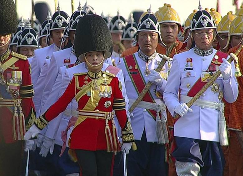 La princesa Bajrakitiyabha Mahidol, hija mayor del rey de Tailandia, en un acto público. FOTO: AFP