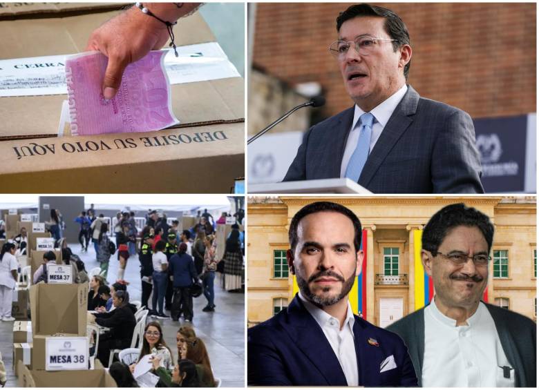 Luego de la primera vuelta presidencial, la segunda quedó programada para el próximo domingo 21 de junio, entre Abelardo de la Espriella e Iván Cepeda. FOTO: Colprensa, Getty y Registraduría 
