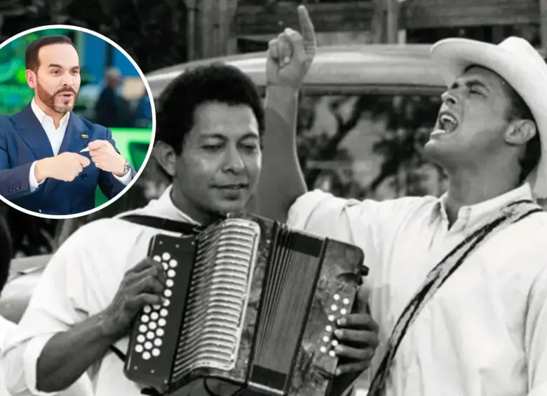 Rafael Escalona cantó que Abelardo de la Espriella gobernaría una “macondiana nación”. Foto: Colprensa / El Colombiano