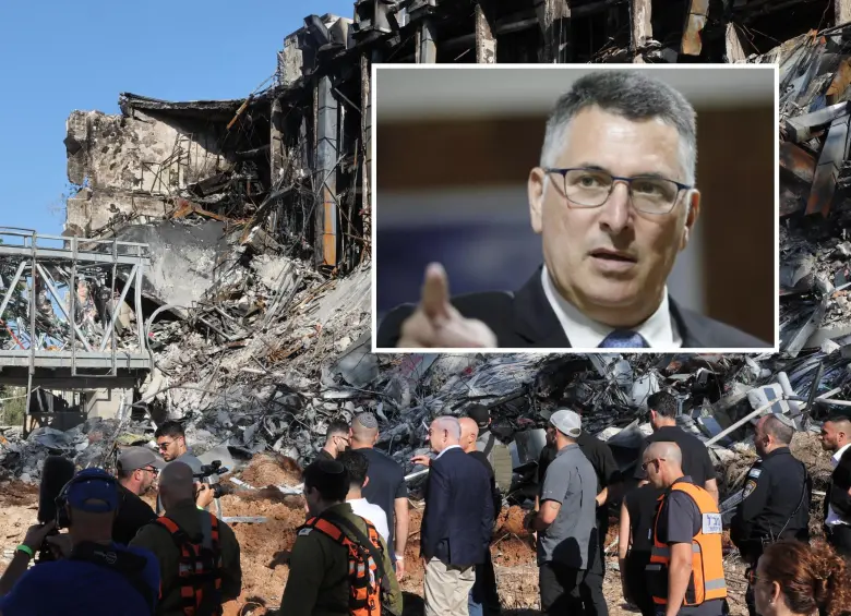 El ministro de Asuntos Exteriores israelí, Gideon Saar, aseguró que no se detendrán hasta que logren “eliminar esta amenaza”, es decir, el programa nuclear iraní. FOTO: AFP Y GETTY