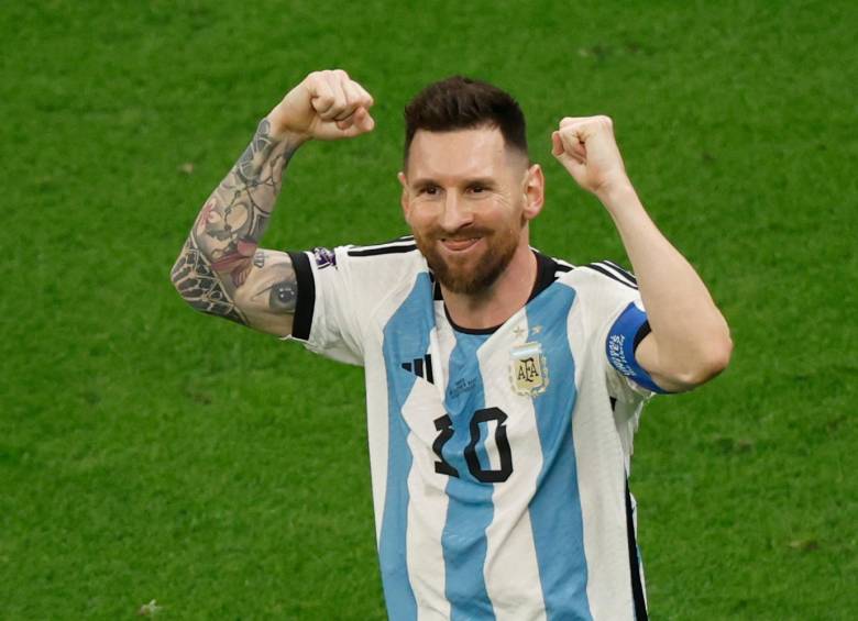 En su quinto Mundial, Messi salió campeón. En Brasil-2014, su Selección perdió la final ante Alemania. FOTO EFE
