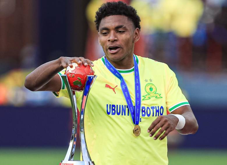 Brayan León encabeza en soledad el listado de los futbolistas con mayor valor de mercado en Sudáfrica elaborado por el CIES. FOTO: Tomada de las redes sociales de @leon11bryan.