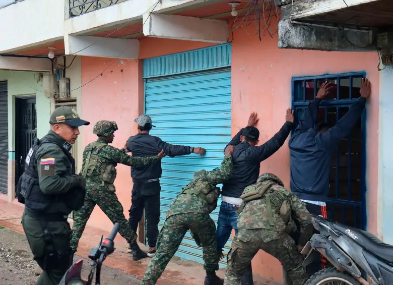 En la Operación Justicia fueron detenidos 35 sospechosos del secuestro, de los cuales ya fueron liberados 13. FOTO: CORTESÍA EJÉRCITO.
