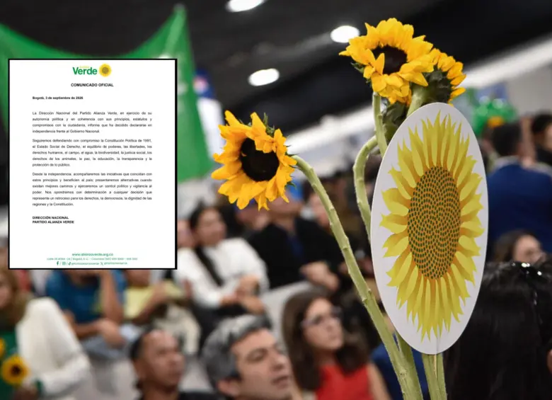 El partido Alianza Verde oficializó su postura frente al gobierno de Abelardo de la Espriella. Fotos: Colprensa y @PartidoVerdeCoL
