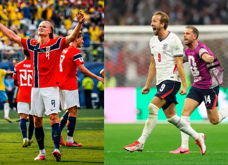 Erling Haaland y Harry Kane, el duelo de goleadores en Noruega vs. Inglaterra. FOTOS: X Erling y HKane
