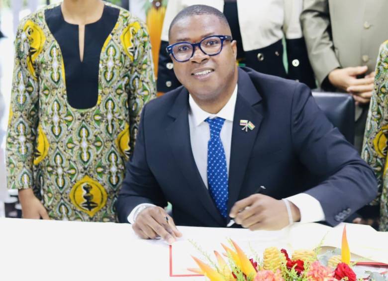 Daniel Garcés Carabalí, exembajador de Colombia en Ghana. Foto: redes sociales.