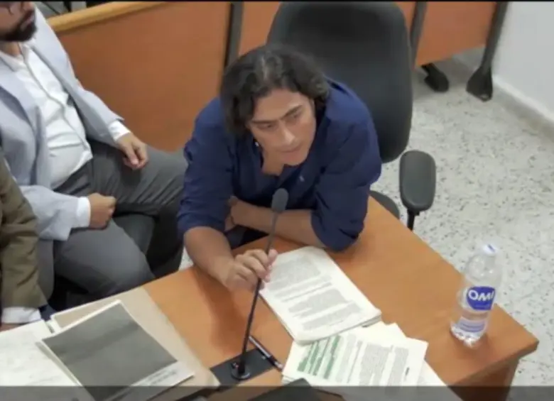 Nicolás Petro, hijo del presidente Gustavo Petro. Foto: captura de video