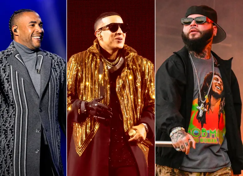 Don Omar, a la izquierda, se suma a los anuncios hechos en años anteriores por Daddy Yankee y Farruko. FOTOS: Getty