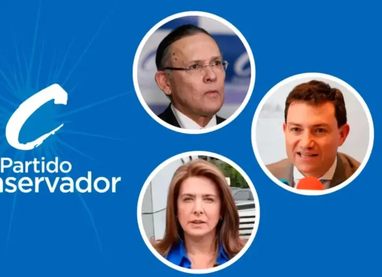 Efraín Cepeda, Carlos Felipe Córdoba y Juana Carolina Londoño buscaron, en su momento, el aval que irá a un externo. Foto: Archivo.