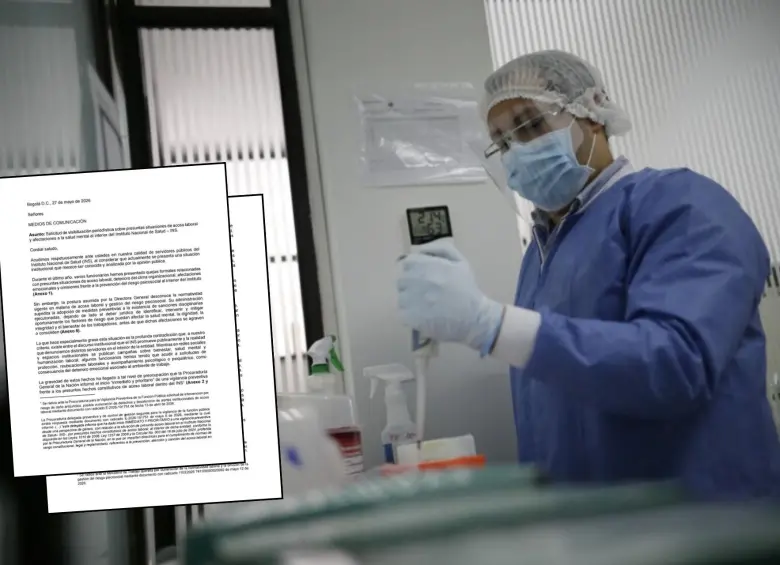 La denuncia señala omisiones en las condiciones laborales dentro del Instituto Nacional de Salud. Foto: Colprensa/redes sociales