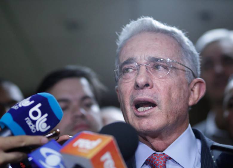 El expresidente y exsenador Álvaro Uribe Vélez siempre ha alegado su inocencia. Se le investiga por presunta manipulación a testigos. FOTO: COLPRENSA