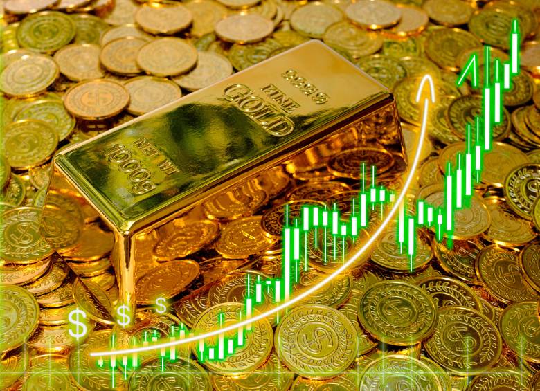 El oro volvió a hacer historia. El precio de la onza superó por primera vez la barrera de los 5.000 dólares y alcanzó un nuevo máximo histórico de 5.109,73 dólares, impulsado por la creciente incertidumbre geopolítica y financiera a nivel global. FOTO: Depositphotos